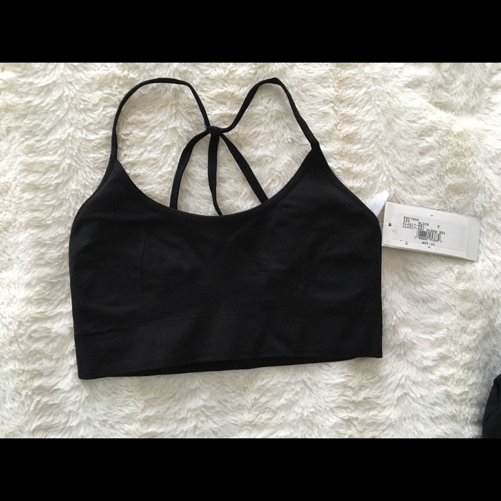 Alala Barre Black Bra